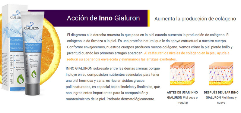 Inno Gialuron alisa las arrugas y otorga luminosidad inmediata